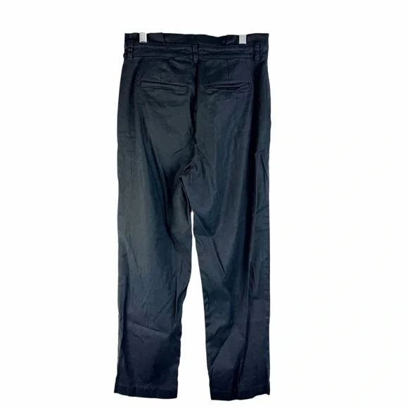 Evereve Black Cropped Ankle Pants Size 29 Stretch Tapered Workwear Chic - Picture 2 of 11